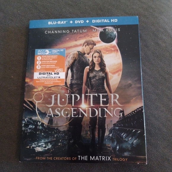 Warner Bros. Jupiter Ascending Blu-ray DVD - Blue and Black - Picture 1 of 3